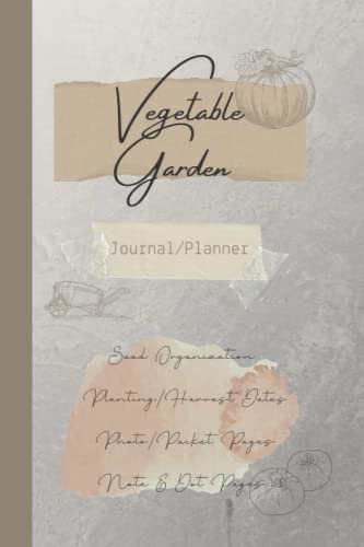 Journal de jardin connecté à la nature, cahier de potager et planificateur de semis 100 pages