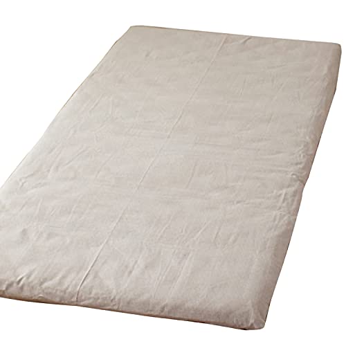 メリーナイト(Merry Night) シーツ フラットシーツ 起毛 ヘリンボーン柄 「フィスク」 ベージュ 敷布団用 シングル 約150×250cm 綿100% フラノ生地 ふんわり ぬくもり ヒヤっとしない 肌ざわり 秋冬寝具 洗える HP72007-