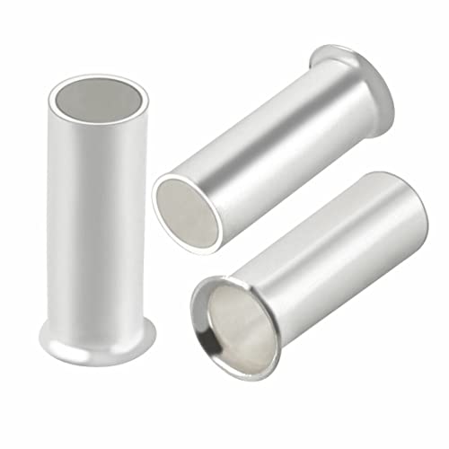 Tool parts 300Pcs EN2508 Tin Plating Non-Insulated Wire Ferrule Terminal Copper Connector