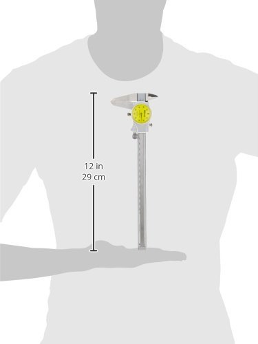 Mitutoyo 505-733 D20FX Dial Caliper, 1 mm/Rev, 0 mm-200 mm, 0.01 mm - Thumbnail 4