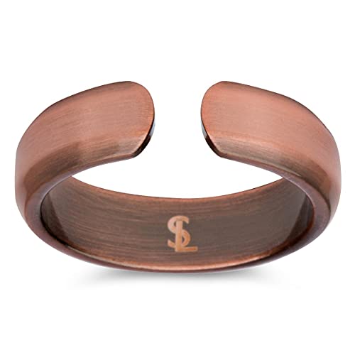 Smarter Lifestyle Elegant Copper Magnetic Ring For Men And Women - Magnetic Copper Ring (Size: 13) #TOP6