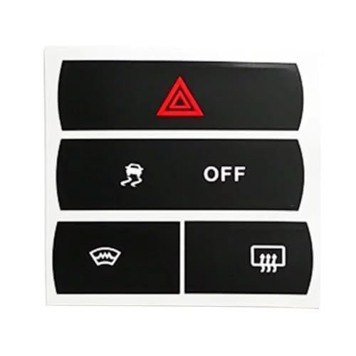 Réparation bouton feux de détresse S-Max masquage usure auto