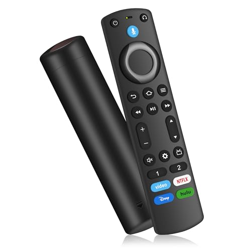 Image of Replacement Remote for FireSeries, Insignia Smart TVs Stick and TVs Cube, Voice Remote Compatible with TVs Stick(2nd /3rd Gen /Lite /4K /4K Max), Smart TVs 3rd Gen & TVs Cube(1st /2nd Gen), PRO Remote
