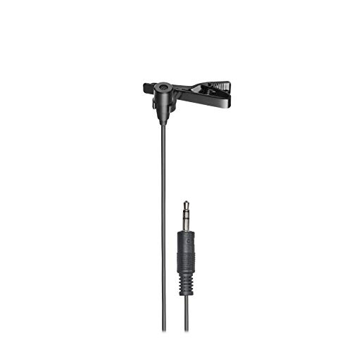 Microfone de Lapela Audio Technica Omnidirecional Condensador Com Bateria - ATR3350xiS Microfone de Lapela Audio Technica Omnidirecional Condensador Com Bateria - ATR3350xiS
