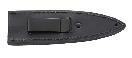 Crkt 2075 Shrill Fixed Blade Knife With Sheath: Light Weight, Double Edged Ti Nitride Finish, Resin Infused Fiber Handle, Leather Sheath With Boot Clip 2075 thumb #4