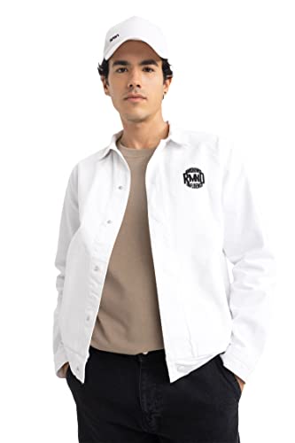 DeFacto Manteau Homme long veste chaude mi saison vetement hiver