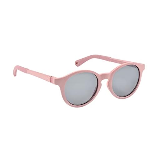Béaba Gafas de sol para niños de 4 a 6 años, Protección 100% UV - CAT 3, Protección lateral, Comodidad óptima, Patillas ajustables en 360°, Rosa de niebla