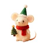 Décoration polyvalente : la souris feutrée se fond parfaitement dans la décoration quotidienne et de vacances, offrant un design léger qui la rend facile à placer sur les étagères, les bureaux ou les rebords de fenêtre, améliorant l'intérêt visuel ludique tout en complétant différents types de pièces avec son charme flexible dans les salons, les chambres ou les environnements festifs