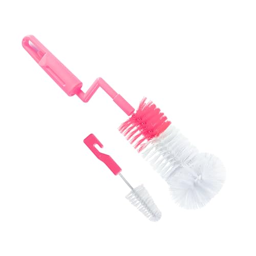 Image of Morisons Baby Dreams Rotary Bottle Cleaning Brush(Pink)