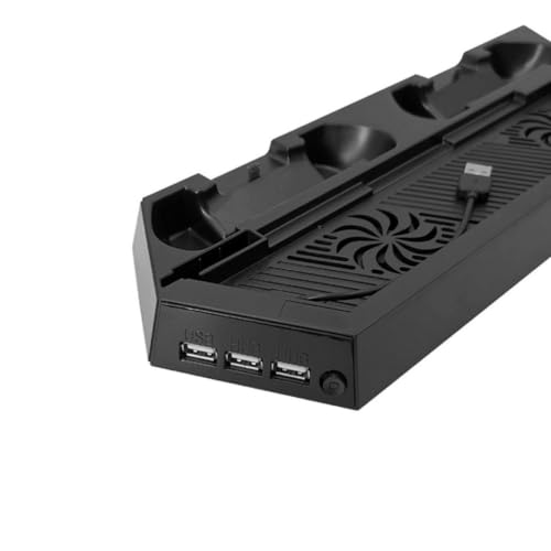 Base de enfriamiento TEHAUX para portátil con ventiladores y hub miniatura 5