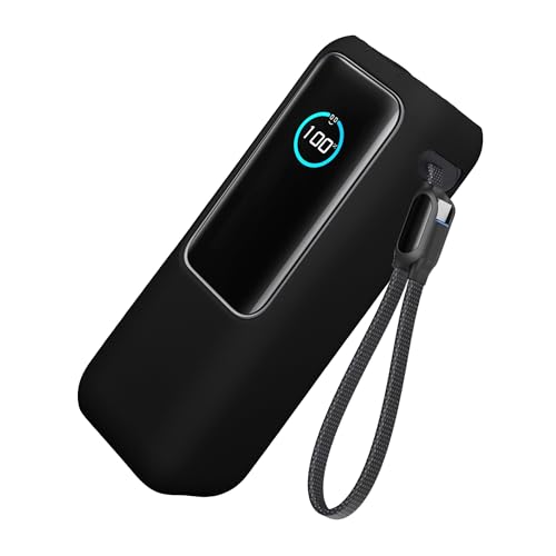 kwmobile Etui kompatybilne z Anker Power Bank 25000mAh (A1695H11) Etui - Silikonowe etui ochronne do Power Bank Bateria zewnętrzna - czarna