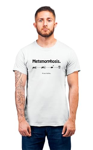 Image of Metamorphosis by Franz Kafka Minimalistic Design Premium 180 GSM 100% Cotton T-Shirt Ultra-Soft, Breathable & Durable Fabric