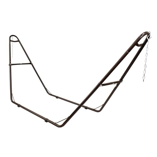 Sunnydaze 550-Pound Capacity Universal Multi-Use Heavy-Duty Steel Hammock Stand, 2 Person, Fits Hammocks 9 to 14 Feet Long, Bronze