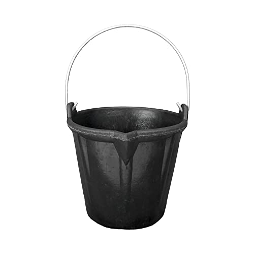 WOLFPACK 10010003 Cubo Obra Goma Con Pico Wolfpack 10 Lt