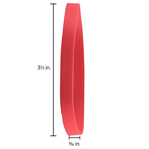 Jam Paper Durable Rubber Bands - Size 64 - Red Multi-Purpose Rubberbands - 100/Pack #TOP1