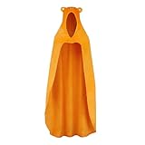 obtai Himoto/Himouto! Umaru-chan Cape Cosplay Costume Outfit Flannel Hoodie Blanket Quilt Coat Cloak 62in Orange, Medium