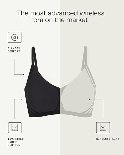 Image of HONEYLOVE Bra for Women - Silhouette Wireless Bra - Comfortable Support with No Underwire