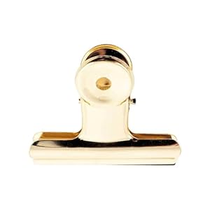 Rico Design Klemmbrettklammern Gold, 30 mm