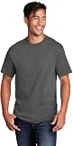 Port & Company Core Cotton DTG Tee Shirt | Pretreated Shirt for DTG Printers | PC54DTG, Charcoal, X-Large