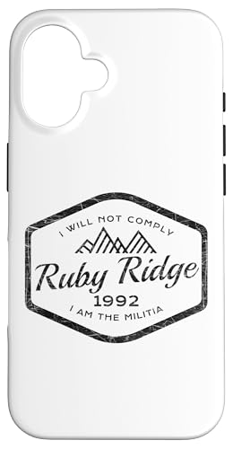 Ruby Ridge 1992 I Will Not Comply I Am the Legionnaire �o�b�W �X�}�z�P�[�X iPhone 16 �p