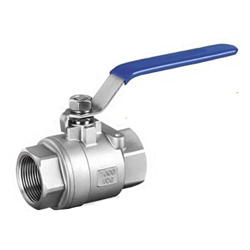 Válvula de bola de acero inoxidable para control de agua con rosca hembra 3/8" 3