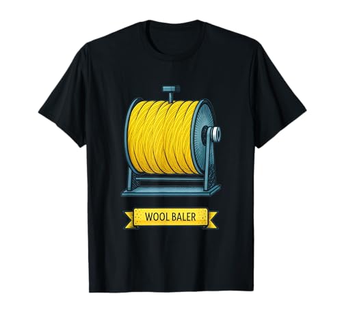 Unique and Creative Wool Baler Design T-Shirt