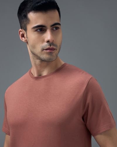 Image of Wellbi Bamboo Men's Tshirt - Ultra-Soft, Breathable & Sustainable | Premium Cotton Blend for Supreme Comfort | Stylish & Eco-Friendly T-Shirt for Men | Tshirt Men Cotton