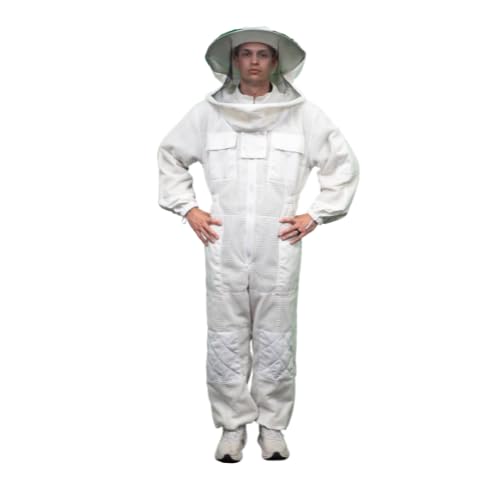 Ventilated Bee Suit - Honey Haven Supply - Stingless, Breathable, Mesh (M)