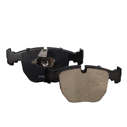 Image of Detroit Axle - Front Brake Pads for BMW X5 530i 540i 740i 740iL M5 Ceramic Brake Pads w /Hardware Replacement