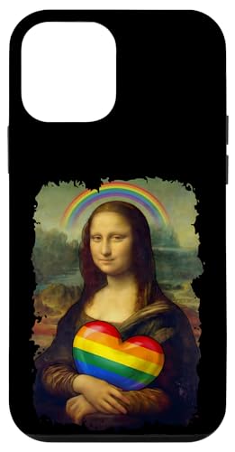 ���C���{�[ ���i���U �n�[�g ���� �v���C�h Funny Mona Lisa LGBTQ Heart �X�}�z�P�[�X iPhone 12 mini �p