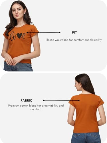 Image of DHRUVI TRENDZ Women Tops | T Shirt for Women | Tops for Jeans for Women | Western Tops for Women Stylish | T-Shirt for Women