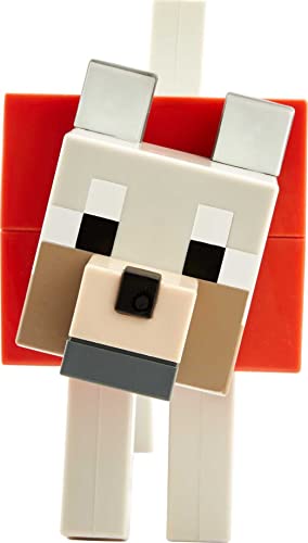 Mattel Minecraft Fusion Wolf Figure Craft-A-Figure Set, Build Your Own Minecraft Character To Play With, Trade And Collect, Toy For Kids Ages 6 Years And Older #TOP4
