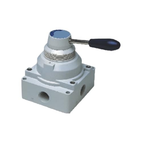 Válvula manual 4HV31008S de tres posiciones para cilindros neumáticos industriales