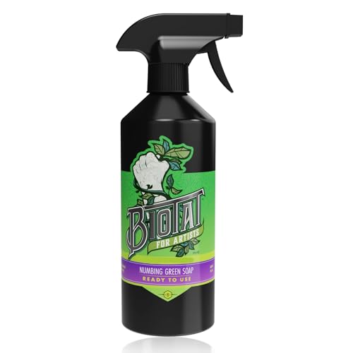 Savon vert Biotat prêt à l'emploi solution nettoyante tatouage 500 ml