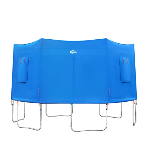 Zoomster 14FT Trampoline Tent, Fits for 14FT Straight Pole Round Trampoline Tent Cover (Fit for 6 Straight Pole Trampoline, Tent Only), Blue