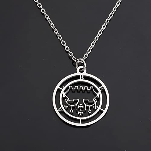 TIIMG Belial Collier Belial Cadeau Belial Collier Gothique Cadeau pour Homme Petit Ami, Small, Métal, Inconnu – vue 4