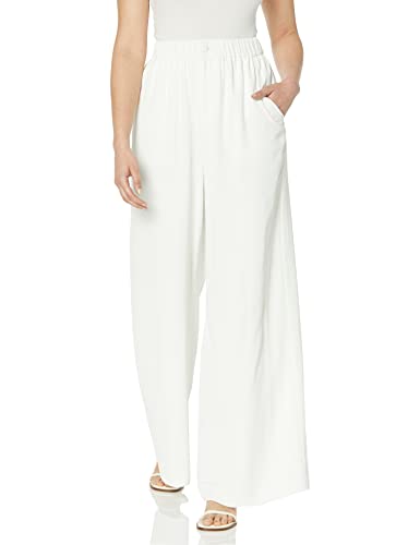 The Drop Women's Snow White Silky Pull-On Pants by @carolinecrawford