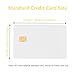 30 Pack - SLE4442 Chip Cards with/Hico 2 Track Mag Stripe, 5/16inch (8.4mm) Magnetic Stripe Card with Chip