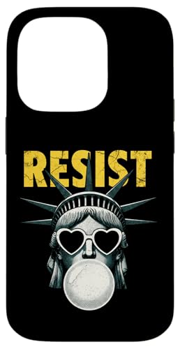 Resist Statue Liberty Bubblegum Equality Retro Edgy Protest �X�}�z�P�[�X iPhone 14 Pro �p