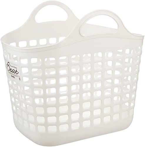 Sanko 407320 Plastic Beat Basket NO2 R White Made in Japan