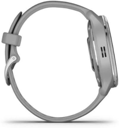Garmin Venu 2 Plus, GPS Smartwatch with Call and Text, Advanced Health Monitoring and Fitness Features, Silver with Gray Band