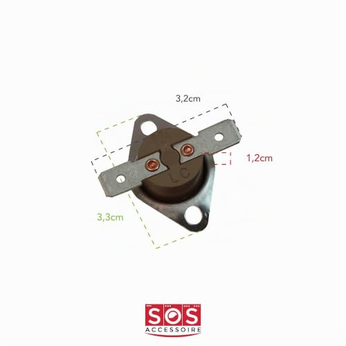Kit de 2 thermostats Indesit Hotpoint Ariston C00116598 Température 120 et 140°C - vue 3
