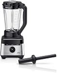 Braun TriForce Power Mixer - Powerful 1200 Watt countertop mixer with 10 manual speeds, 3 textures and 3 food settings, stainless steel blades for effortless emulsification, for smoothies, purees and more