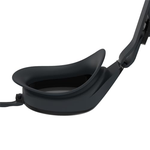 Image of Speedo Unisex Adult Hydropure Optical Power Lens Swim Goggles - Black & Smoke