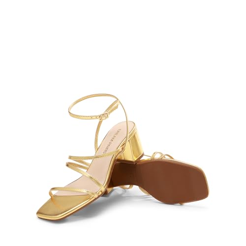 Image of DREAM PAIRS Womens Strappy Block Heel Sandals