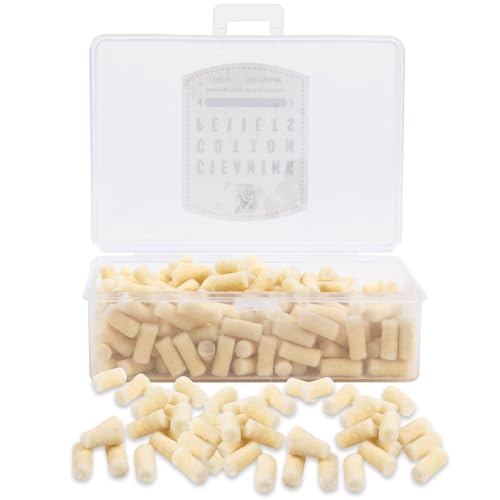 Cleaning Cotton Wool Felt Airgun Cleaning Pellets for Maintenance?100 Each of.22.177.25 Total of 300 Pieces in The Same Box, Air Rifle Cleaning Pellets, Cleaning Wool Pellets Cleaning Gun Tool Kit