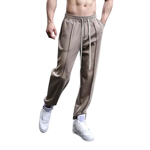 Mallas de compresión 3/4 para hombre, leggings para correr, pantalones capri elásticos para hombre, cintura elástica, ligera, cómoda, deportes al aire libre, verano, camping, senderismo, pantalones de