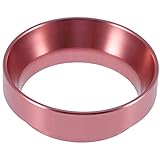 YOLINYOISH Espresso Coffee Dosing Ring Stainless Steel Coffee Powder Ring Coffee Feeding Ring Replacement Parts 51MM(Rose Gold)