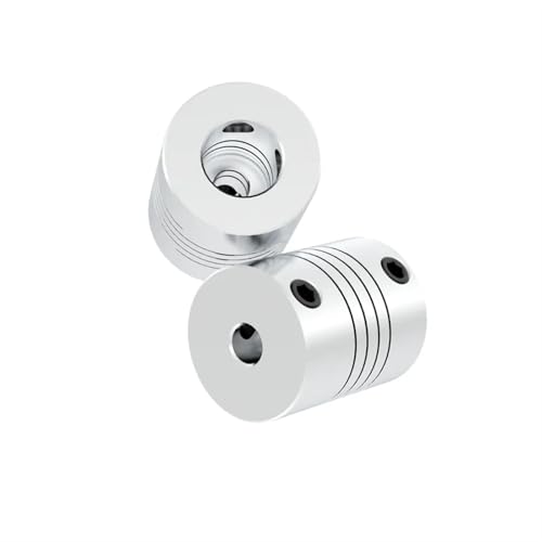 Acoplador flexible D15L20 mecanizado en aluminio de alta resistencia para estabilidad en eje Z