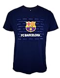 Barcelona Camiseta BARÇA Emblema con Licencia del FC Adulto Talla L